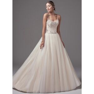 Sottero and Midgley Jakayla Wedding Dress Ballgown Swarovski Crystal Size 8